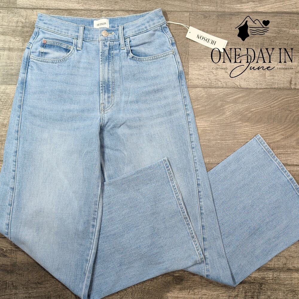 Hudson Jamie High Waist Wide Leg Jeans Size 2 (26)